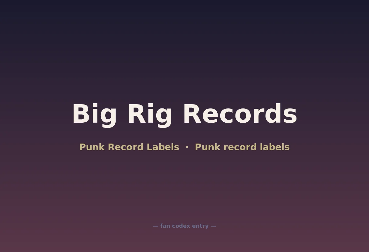 Big Rig Records