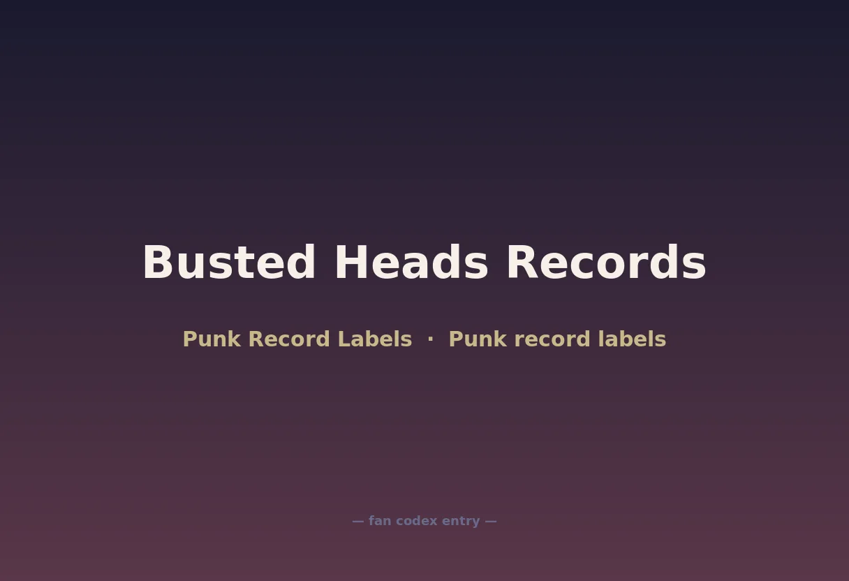 Busted Heads Records