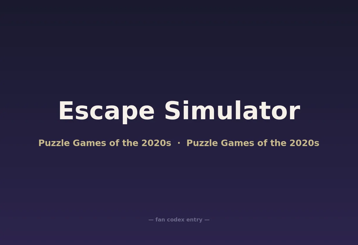 Escape Simulator