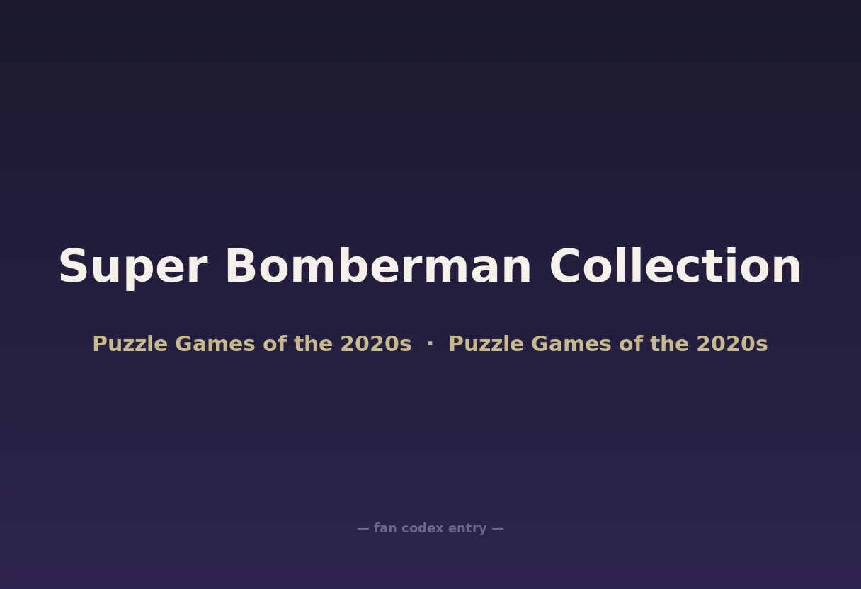 Super Bomberman Collection
