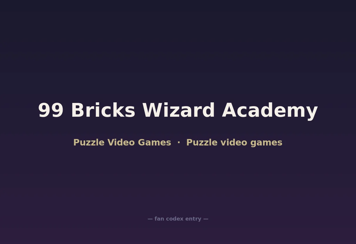 99 Bricks Wizard Academy