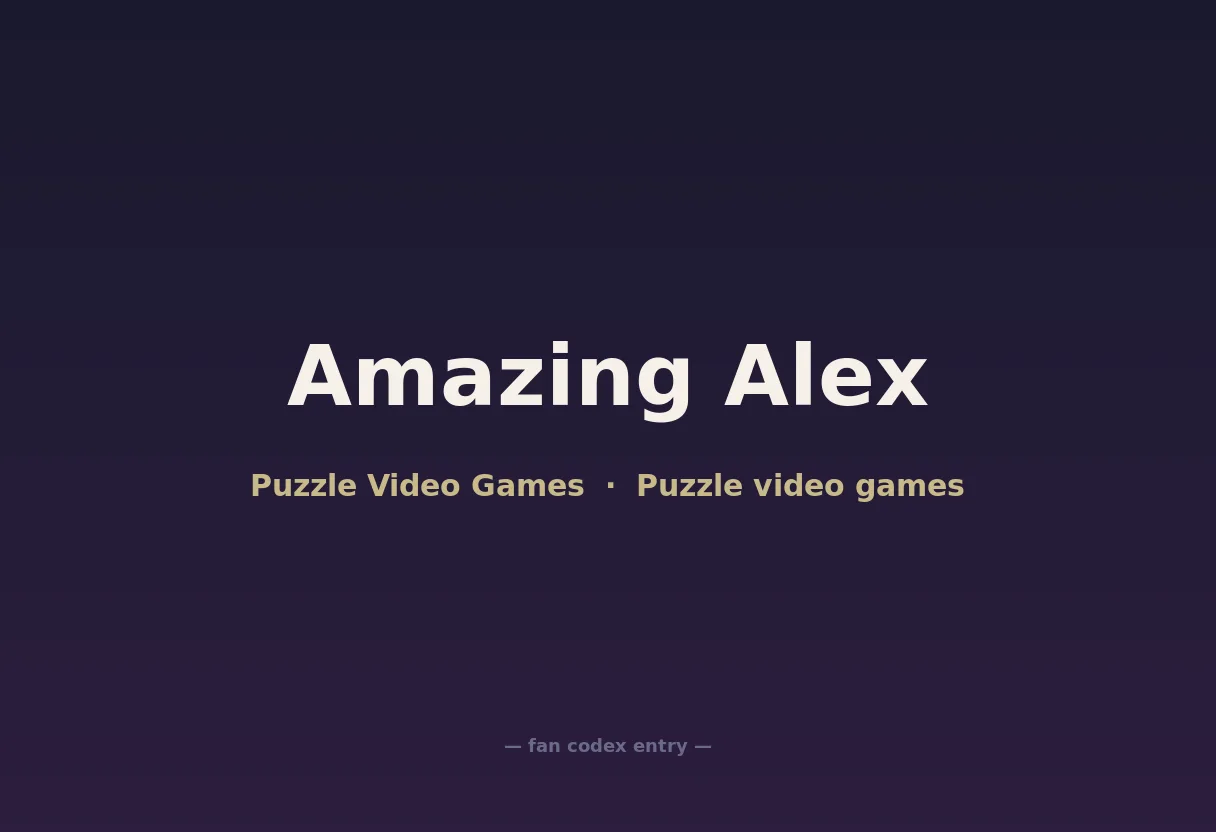 Amazing Alex
