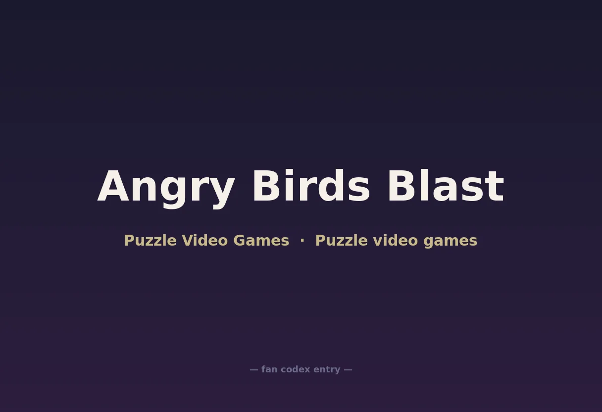 Angry Birds Blast