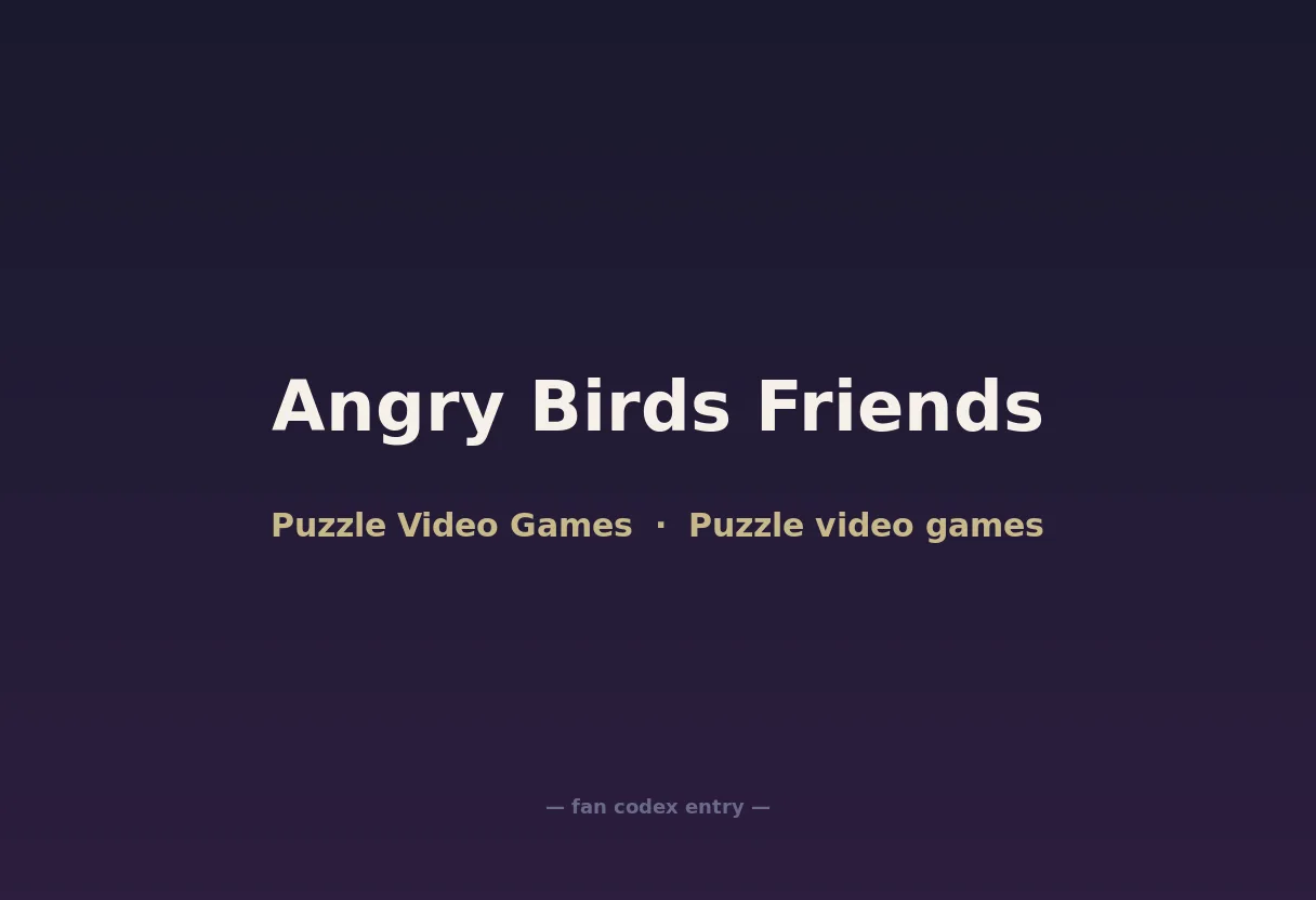 Angry Birds Friends