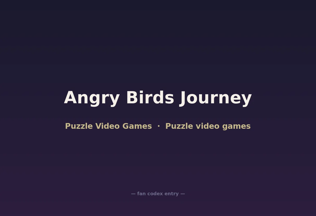 Angry Birds Journey