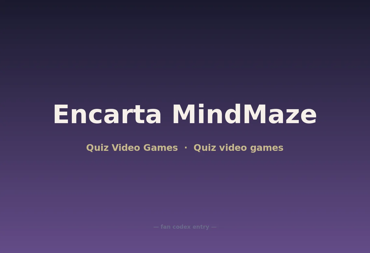 Encarta MindMaze