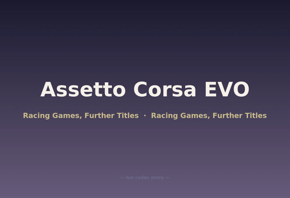 Assetto Corsa EVO