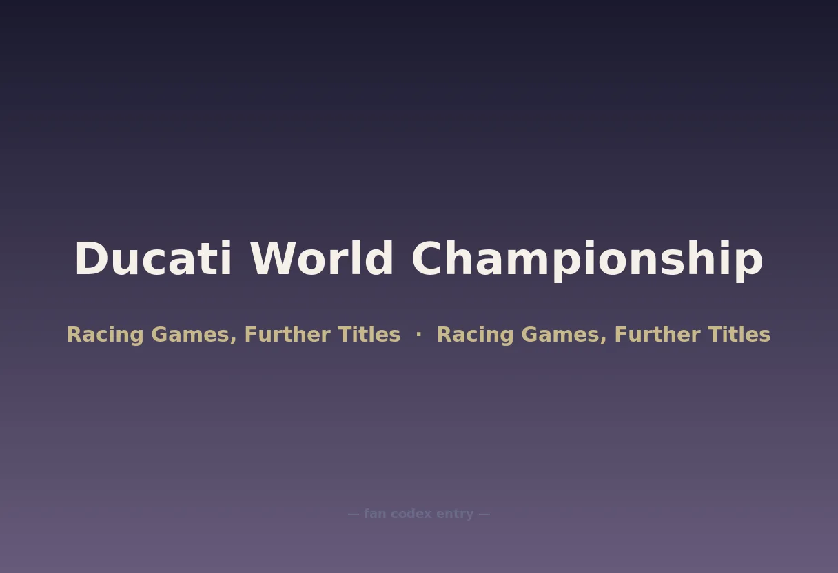 Ducati World Championship