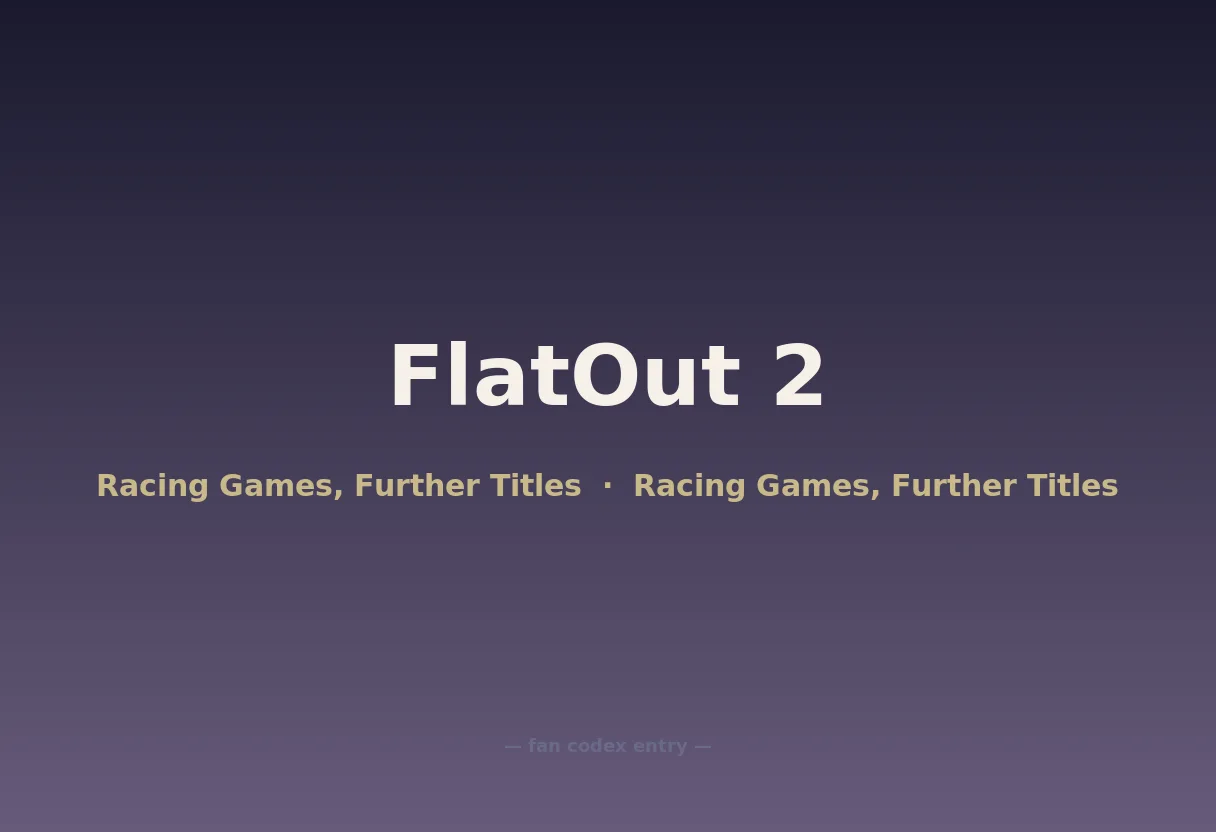 FlatOut 2