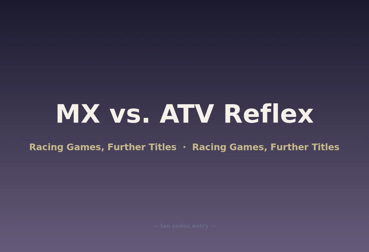 MX vs. ATV Reflex
