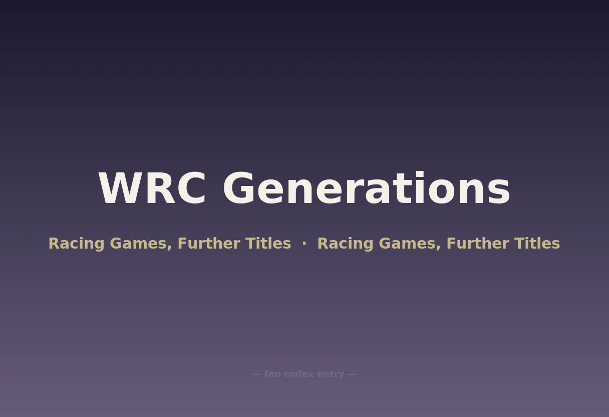 WRC Generations