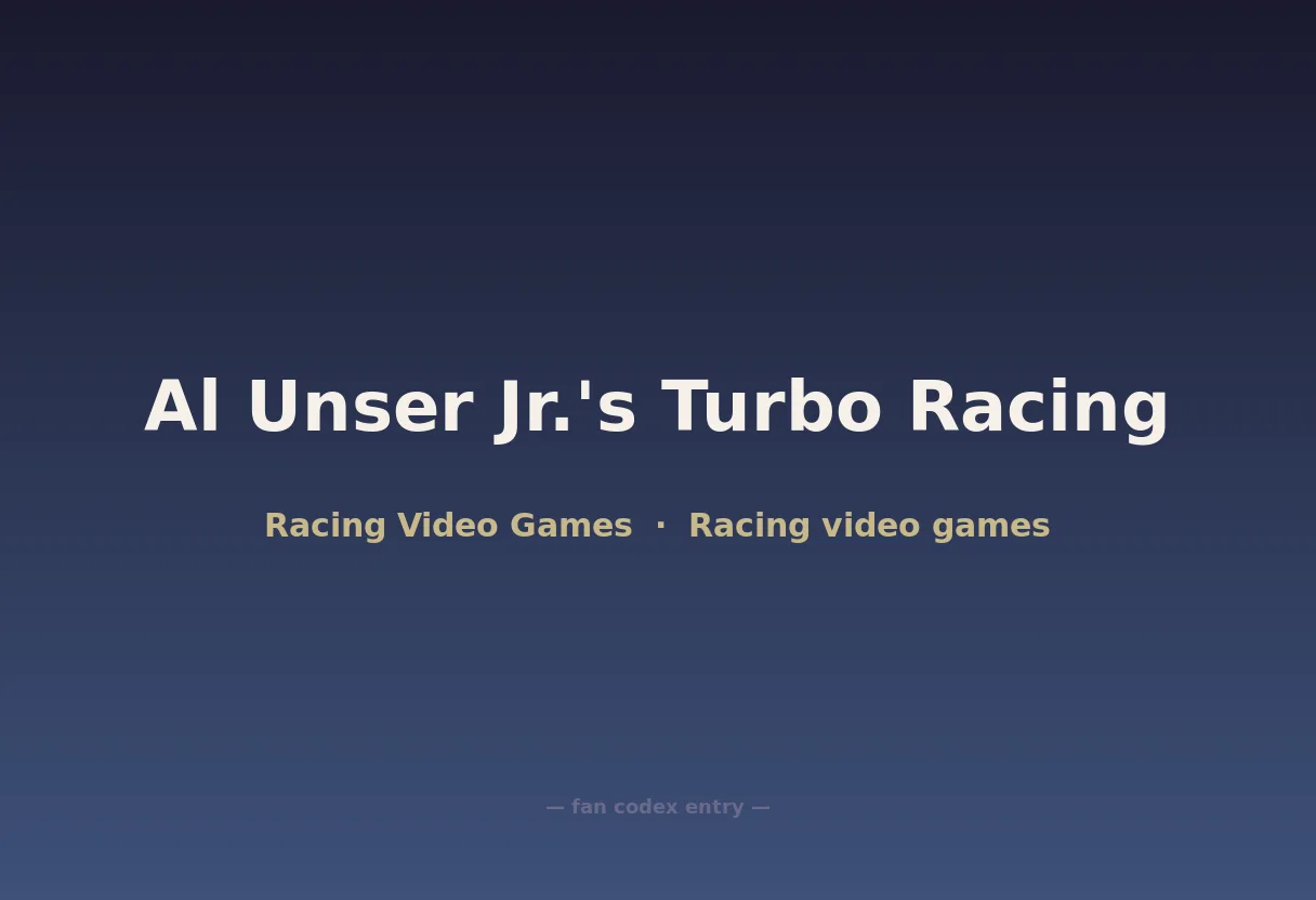 Al Unser Jr.'s Turbo Racing