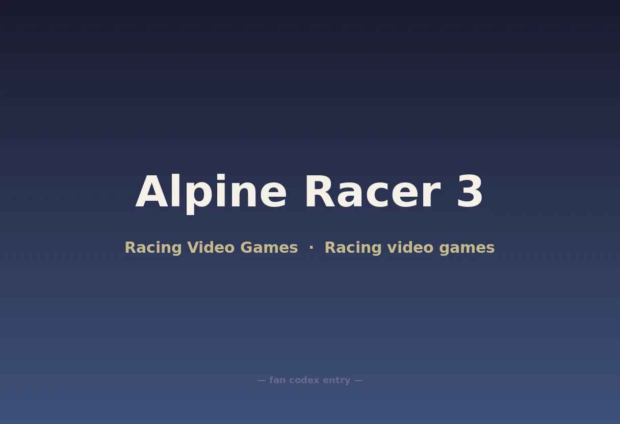 Alpine Racer 3