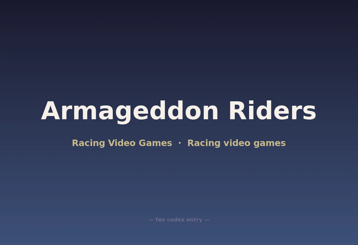 Armageddon Riders