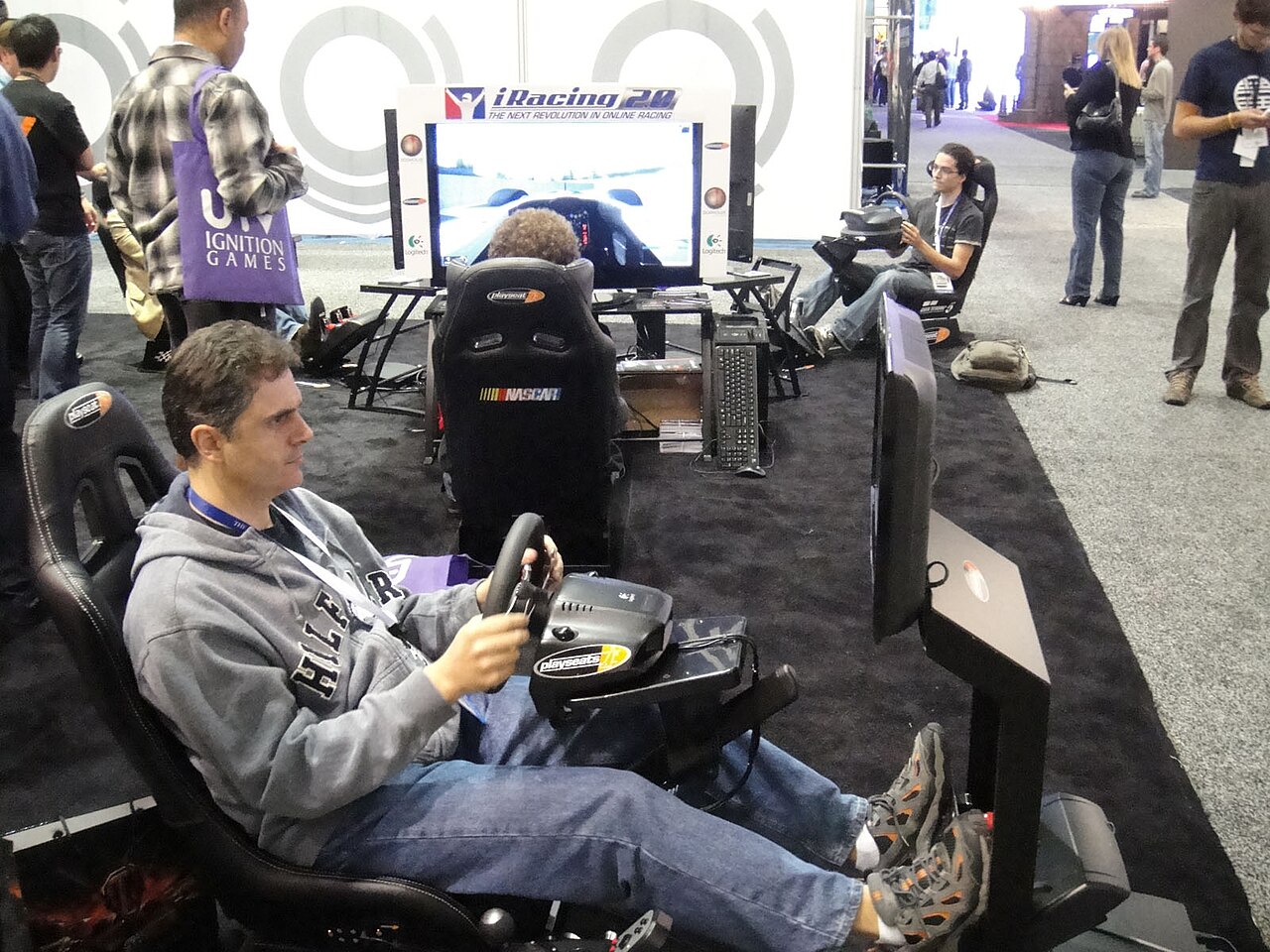 Racing video game