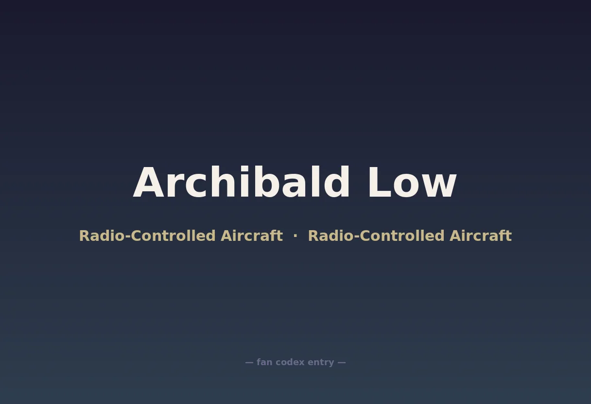 Archibald Low