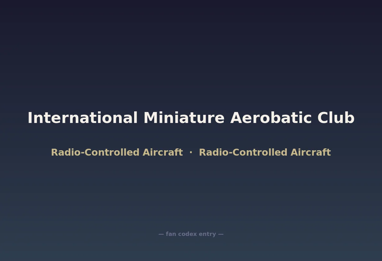 International Miniature Aerobatic Club