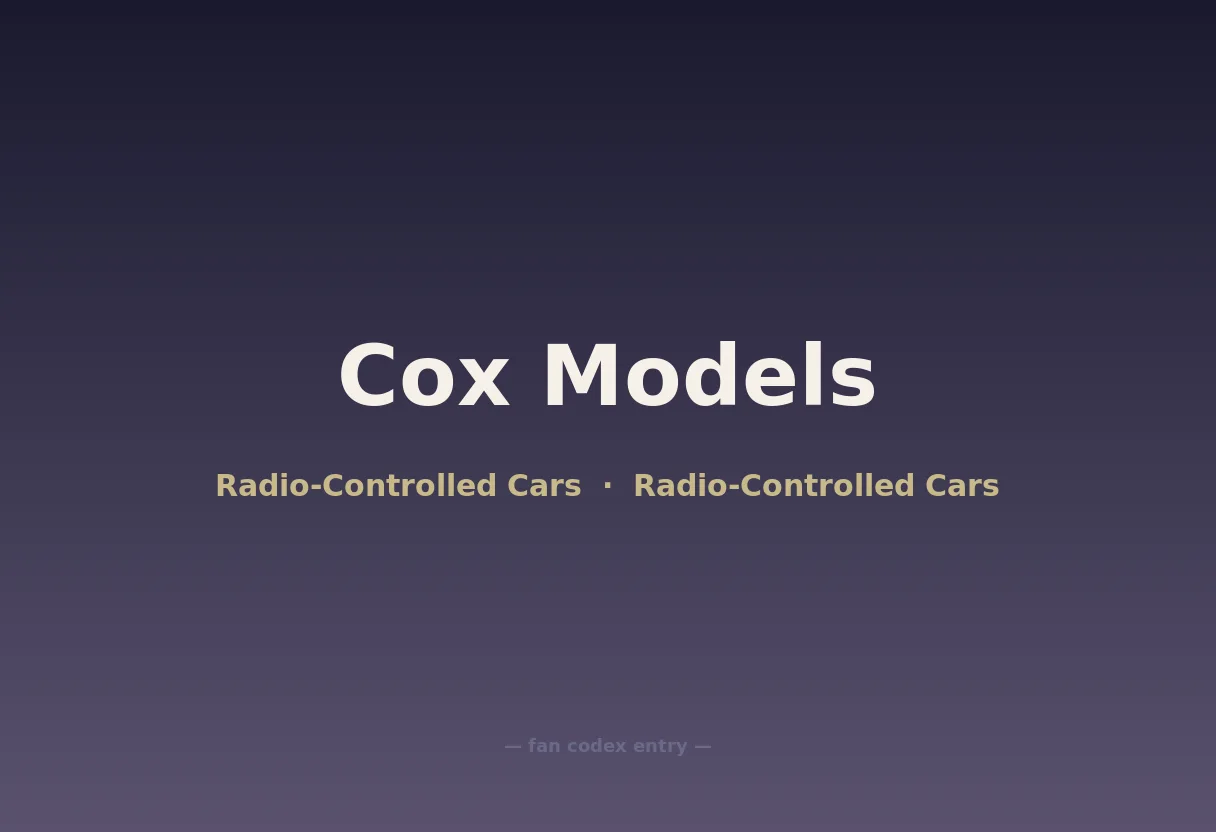 Cox Models