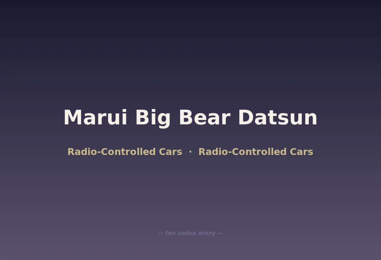 Marui Big Bear Datsun