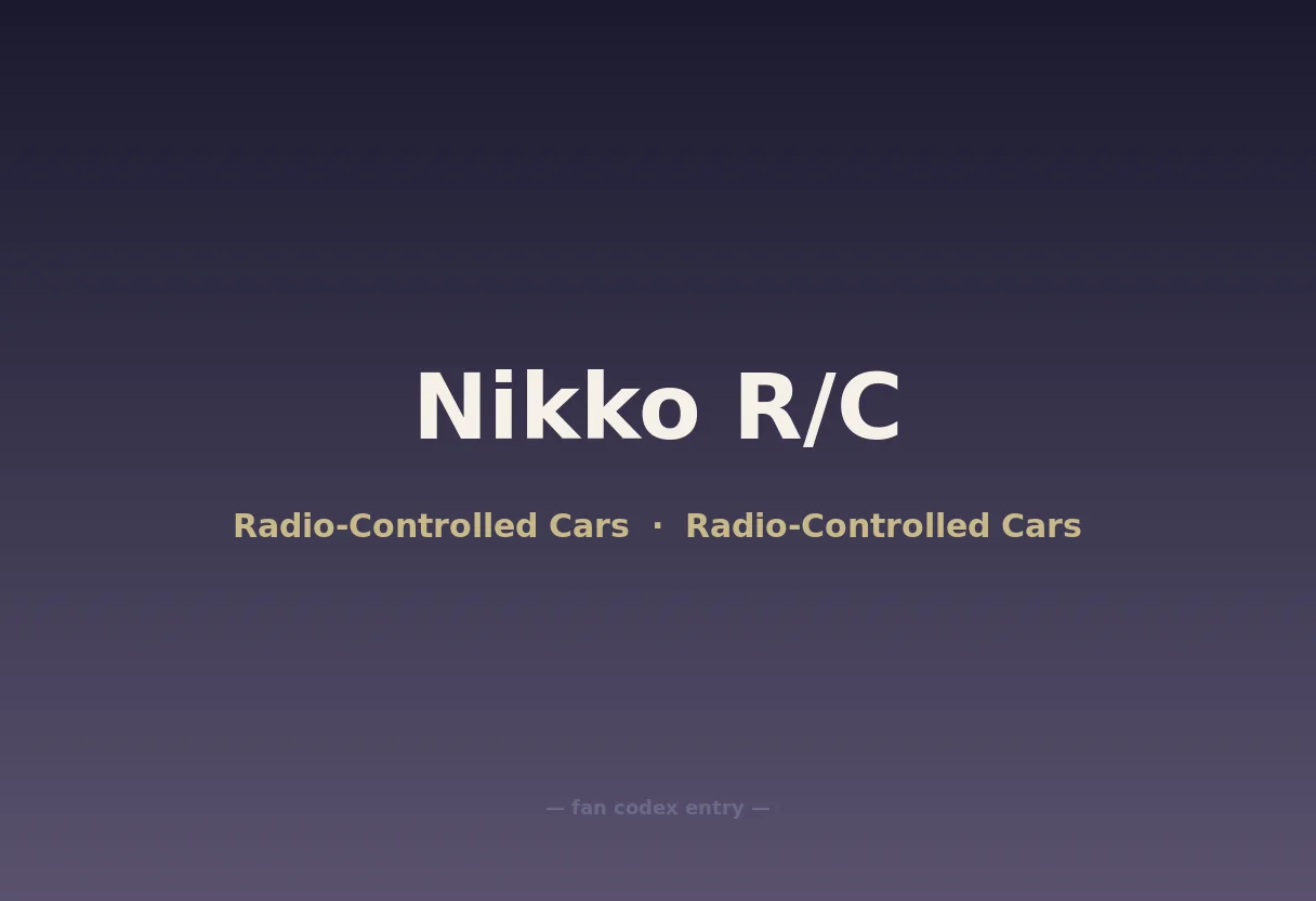 Nikko R/C