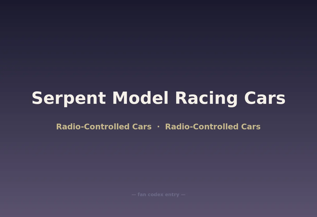 Serpent Model Racing Cars
