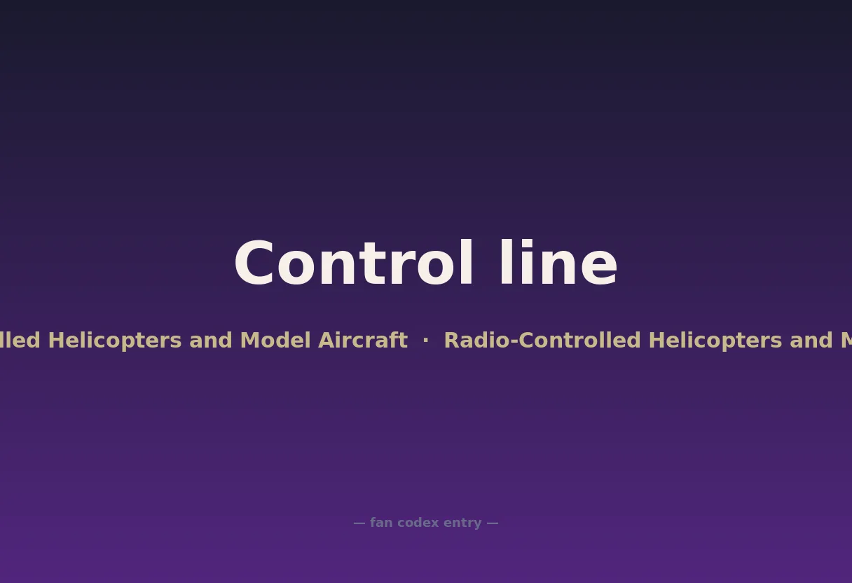 Control line