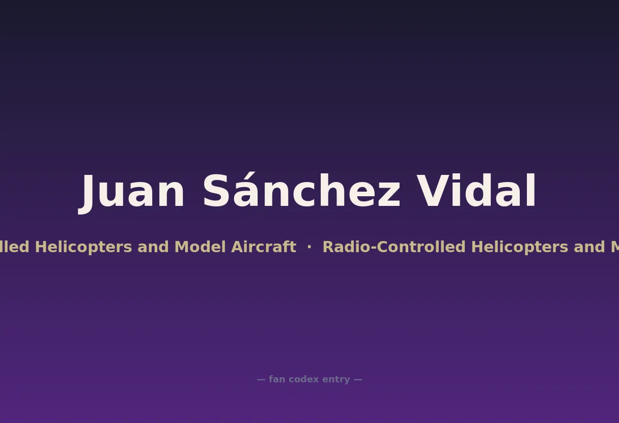 Juan Sánchez Vidal