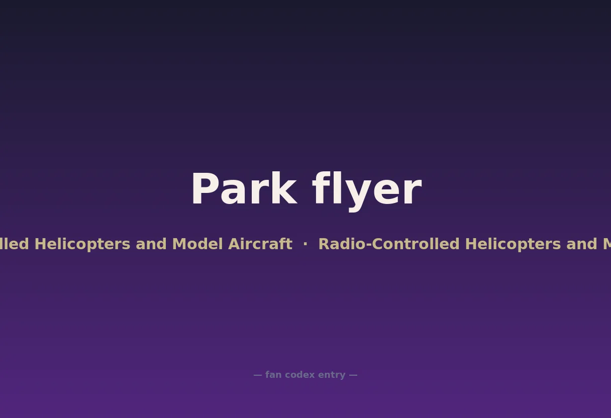 Park flyer
