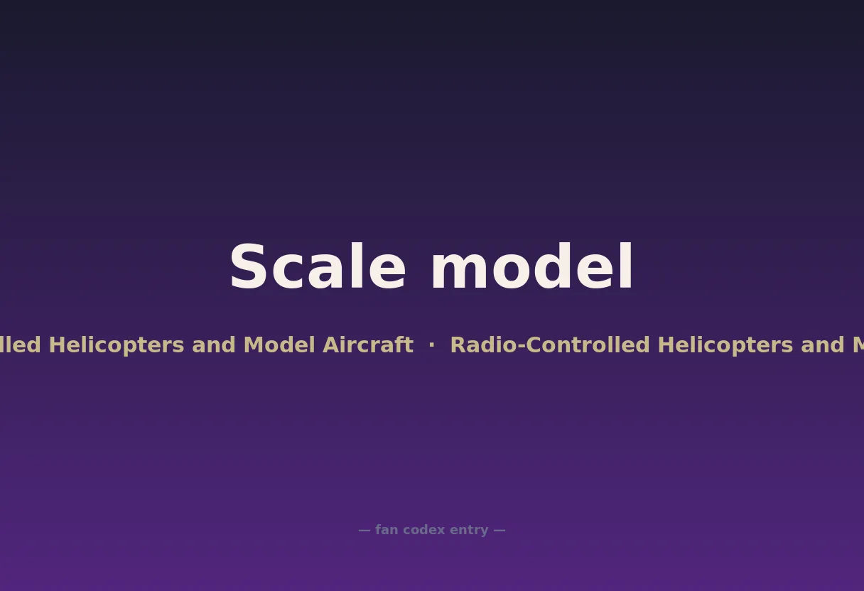 Scale model