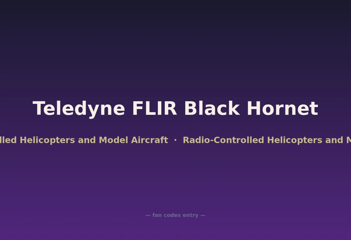 Teledyne FLIR Black Hornet
