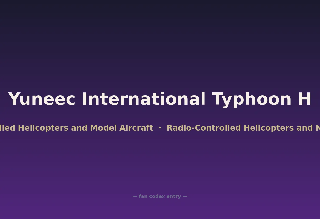 Yuneec International Typhoon H