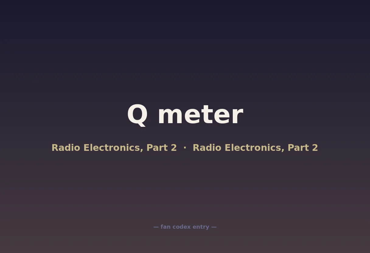 Q meter