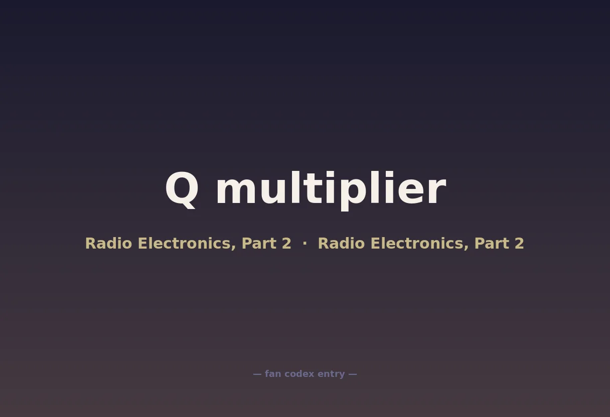 Q multiplier
