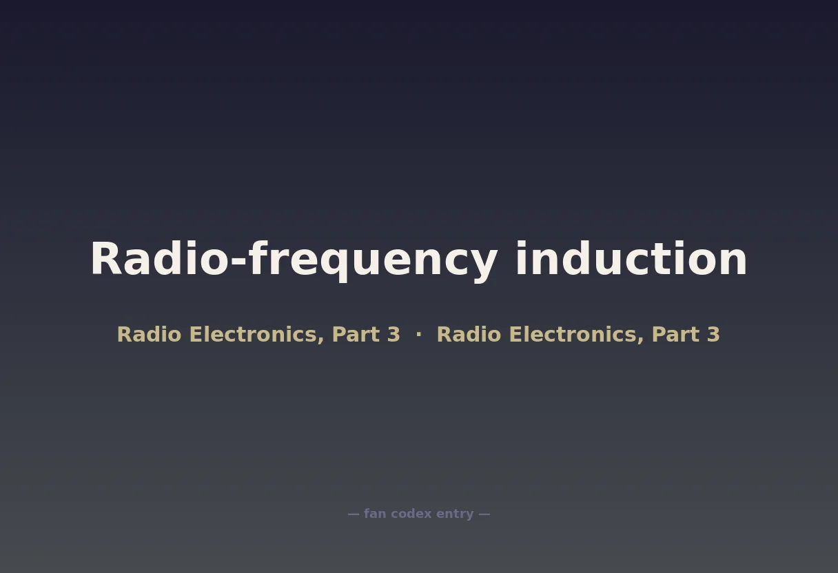Radio-frequency induction