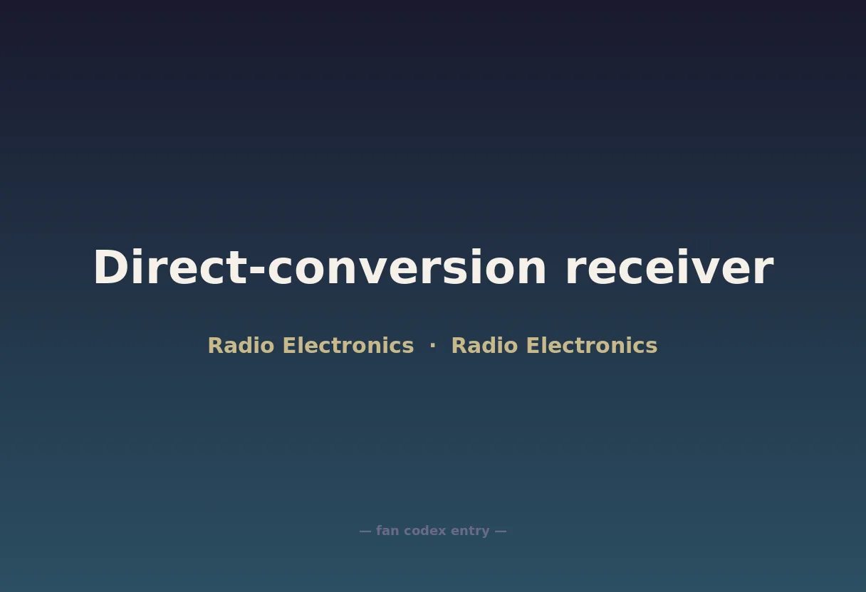 Direct-conversion receiver