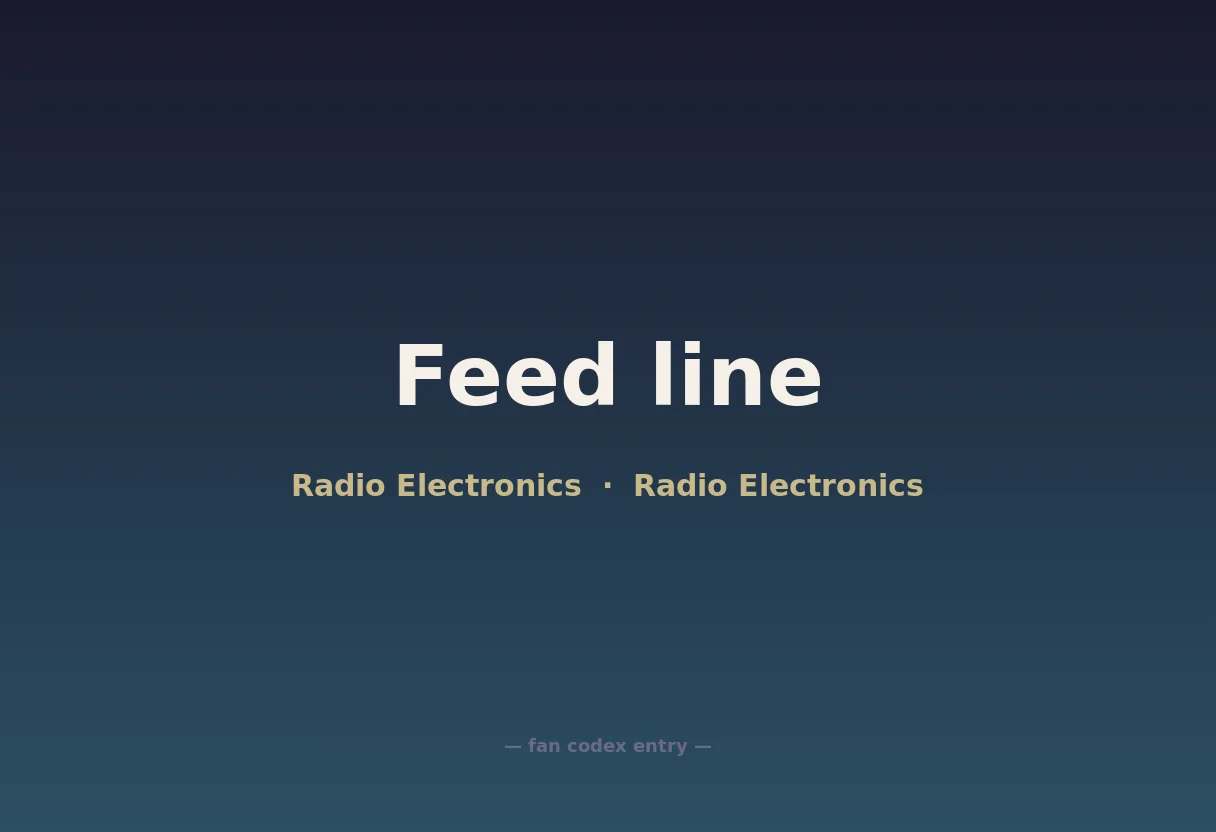 Feed line