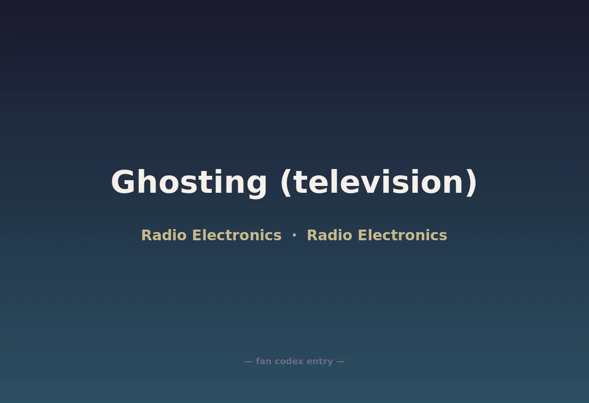 Ghosting (television)