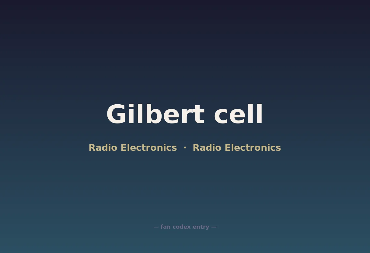 Gilbert cell