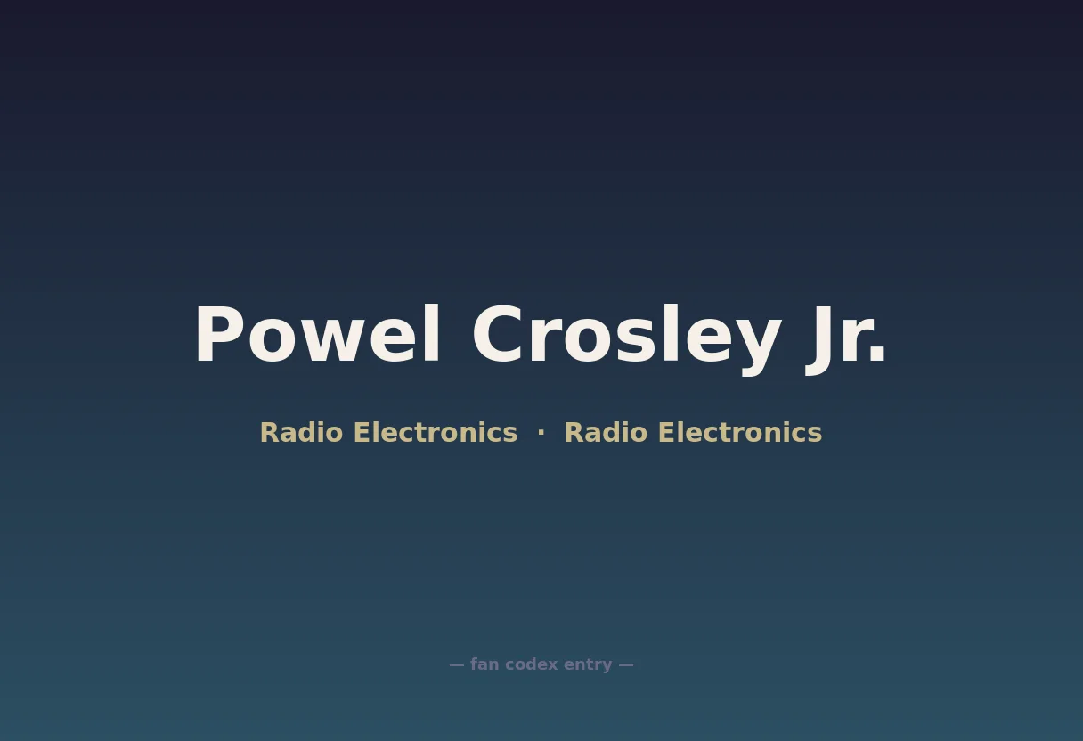 Powel Crosley Jr.