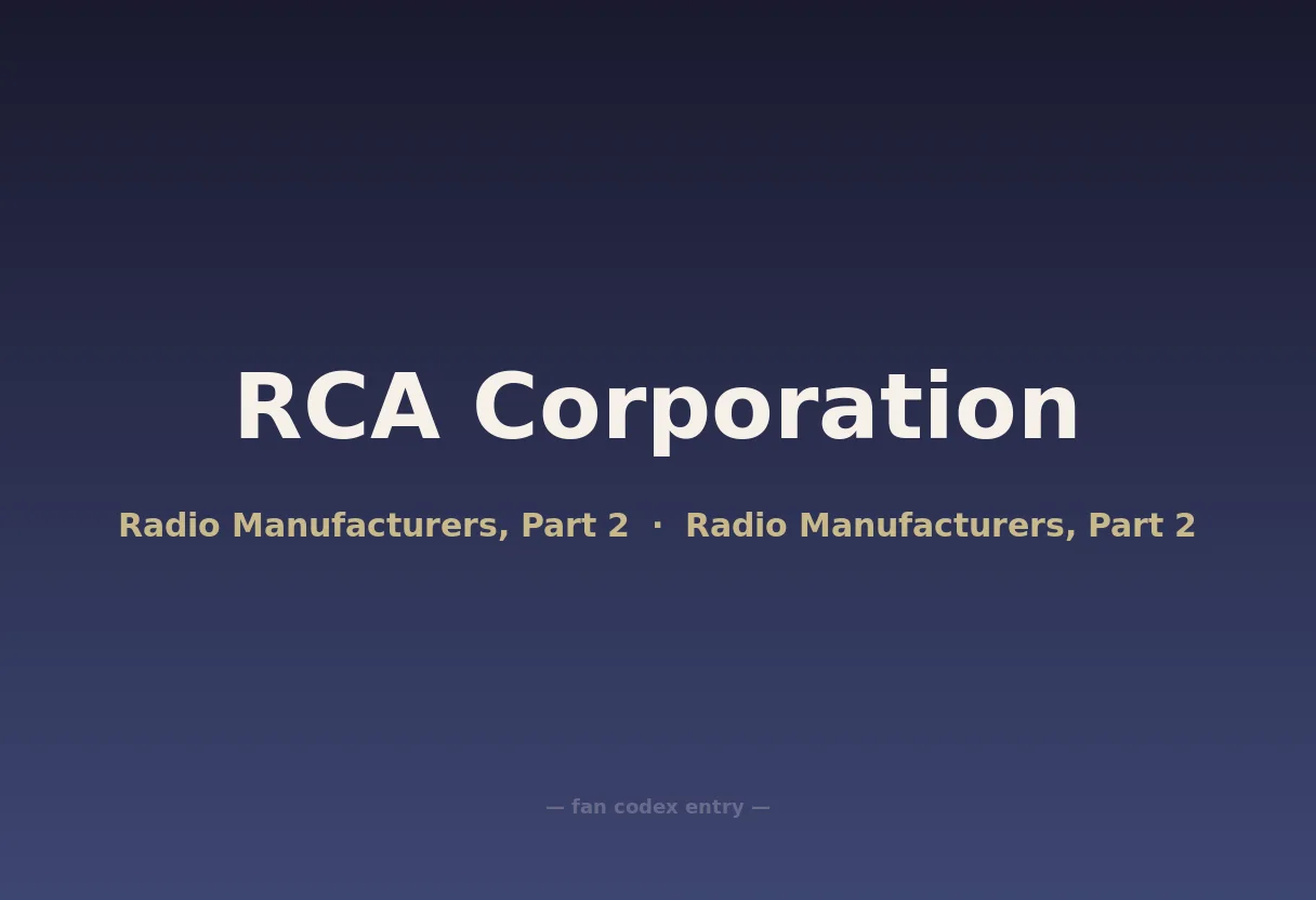 RCA Corporation