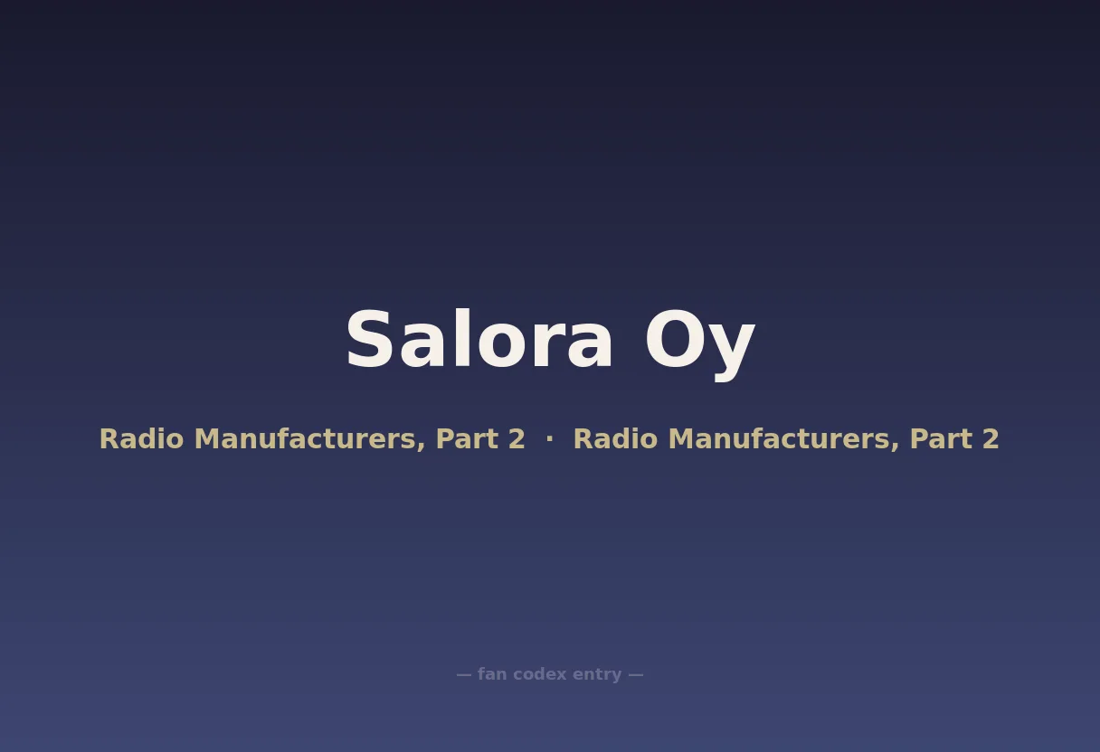 Salora Oy
