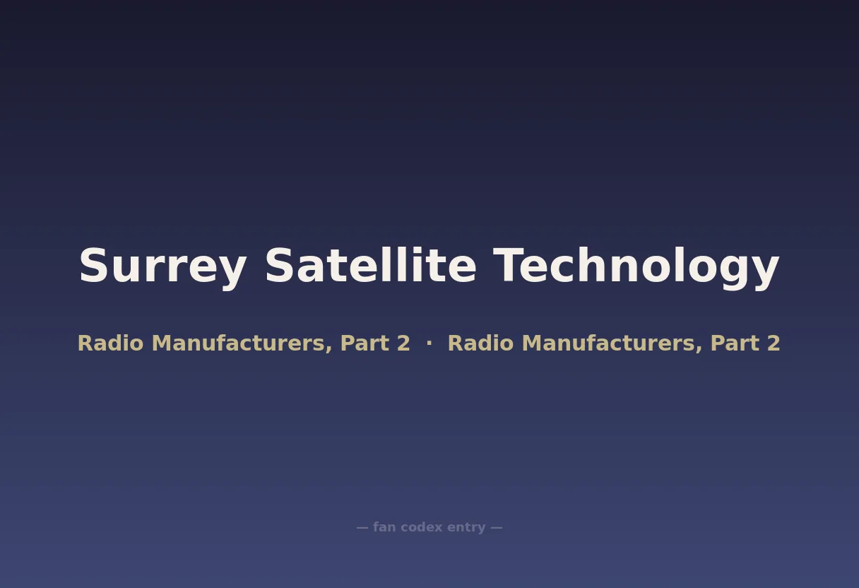 Surrey Satellite Technology