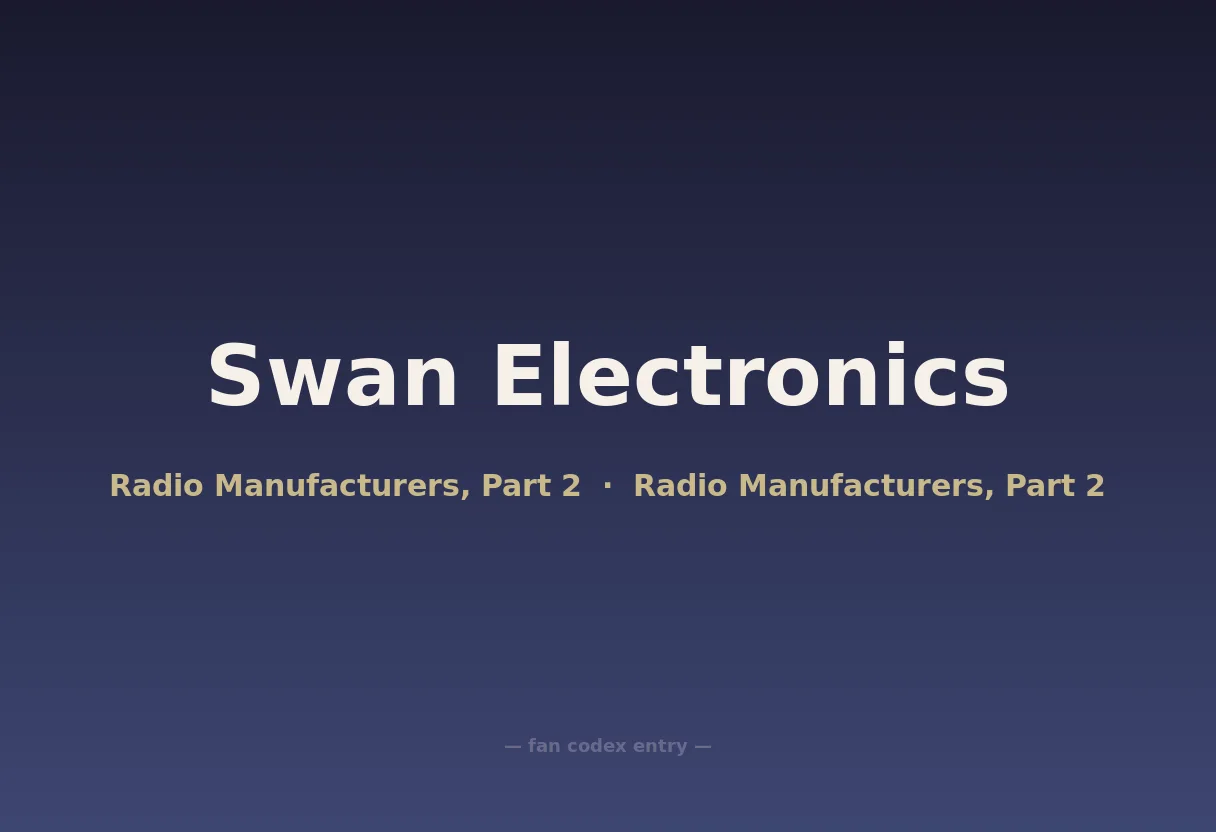 Swan Electronics