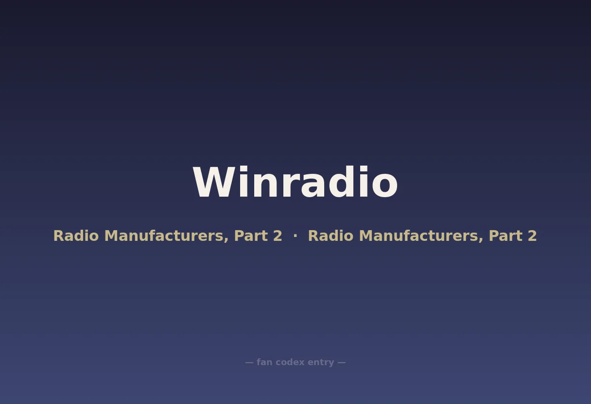 Winradio