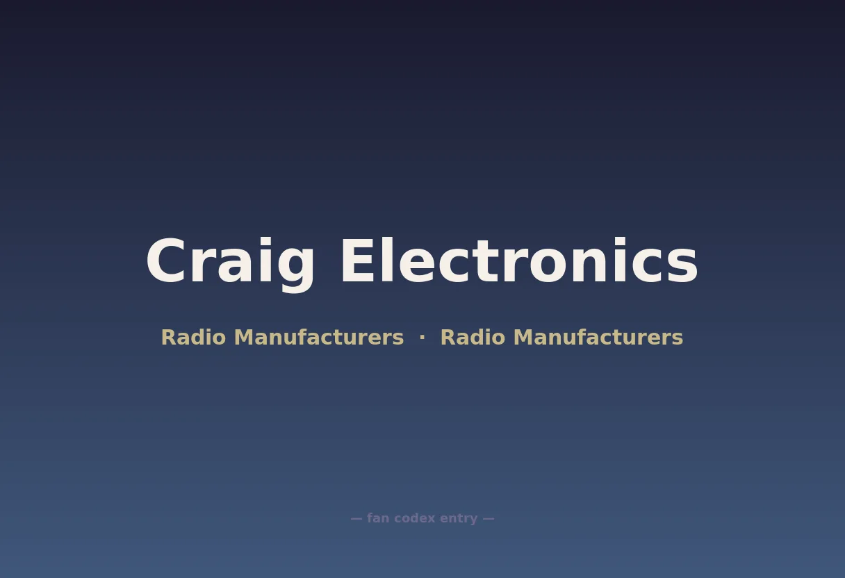 Craig Electronics