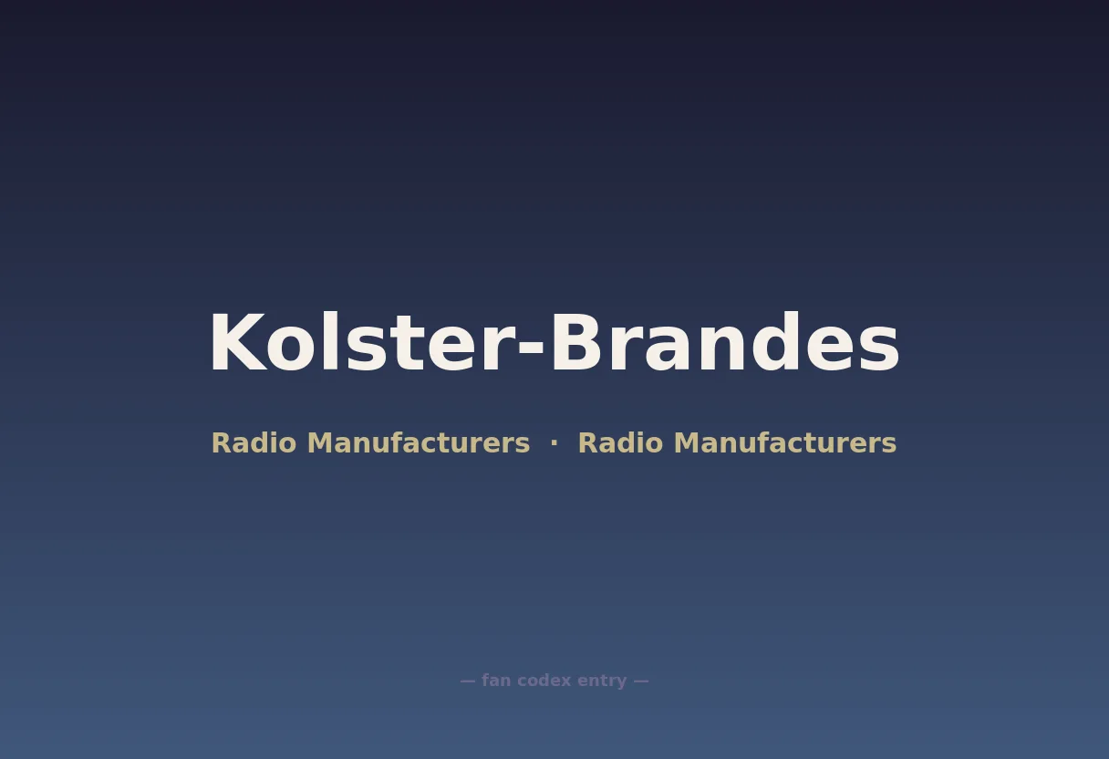 Kolster-Brandes