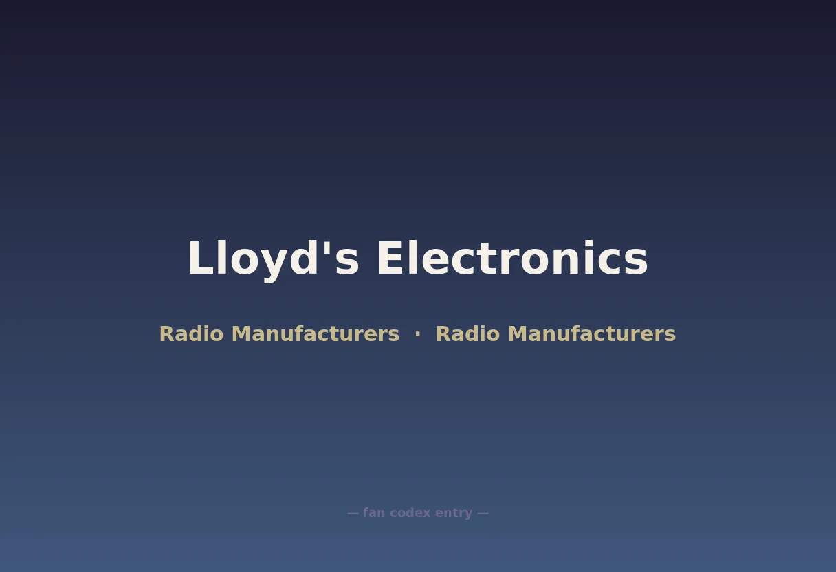 Lloyd's Electronics