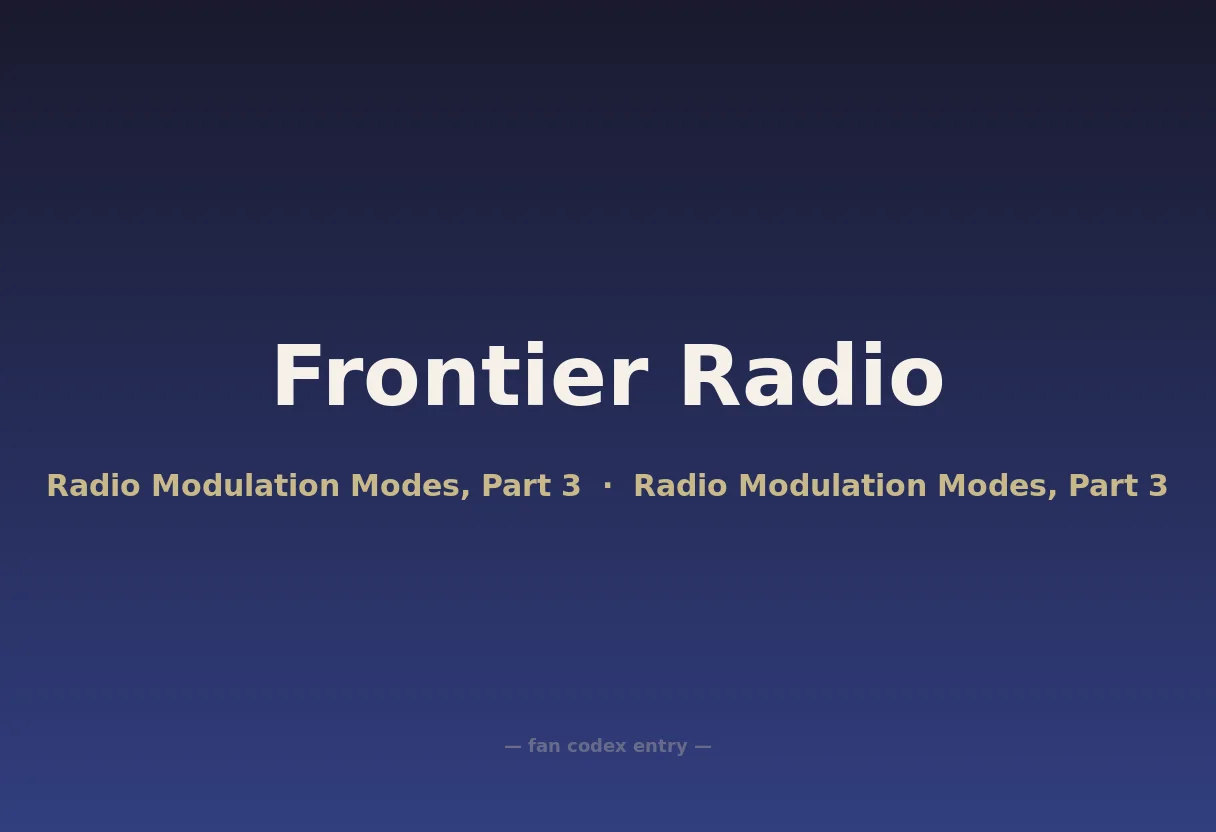 Frontier Radio