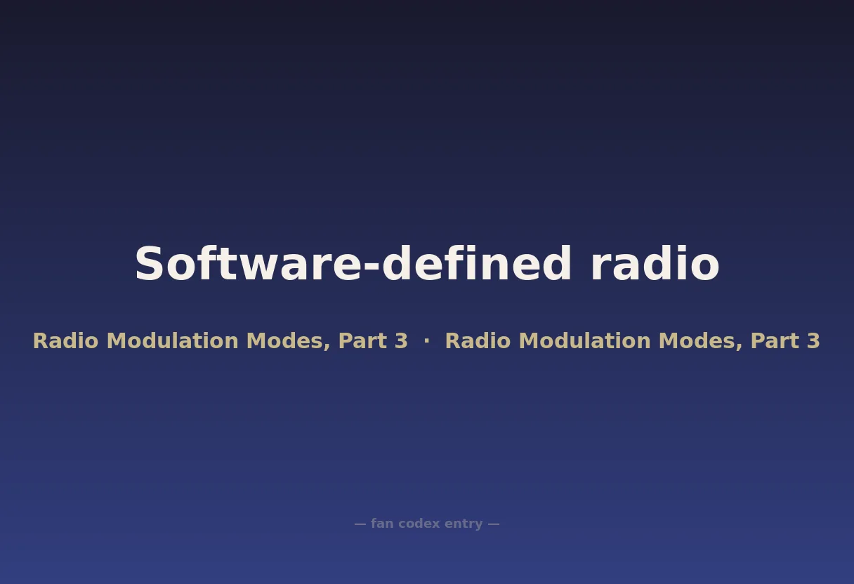 Software-defined radio