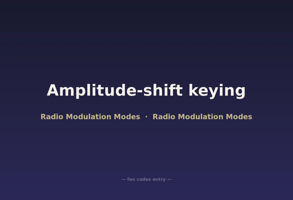 Amplitude-shift keying